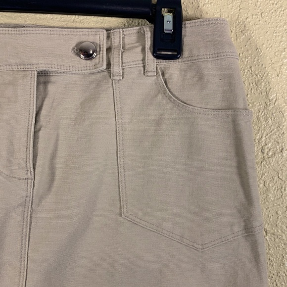 White House Black Market Skirt Creamy Tan Size 6 - Picture 6 of 12